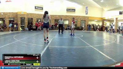 112 lbs Round 1 - Leeah Shelton, Perry Meridian Wrestling Club vs Makayla Withrow, Indiana