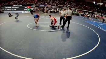 D 3 126 lbs Quarterfinal - Camden Litton, St. Mary`s vs Patrick Fontenot, Basile