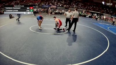 D 3 126 lbs Quarterfinal - Camden Litton, St. Mary`s vs Patrick Fontenot, Basile