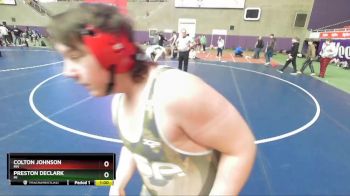 285 lbs 7th Place Match - Colton Johnson, MN vs Preston DeClark, MI