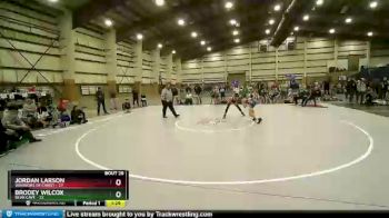 100 lbs Placement (16 Team) - Brodey Wilcox, Bear Cave vs Jordan Larson, Warriors Of Christ