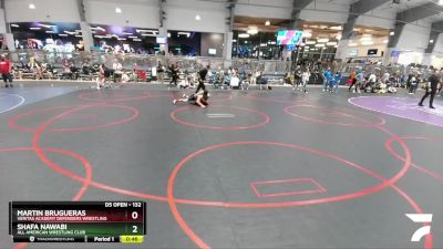 132 lbs Cons. Round 2 - Shafa Nawabi, All American Wrestling Club vs Martin Brugueras, Veritas Academy Defenders Wrestling