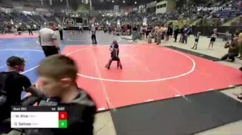 55 lbs Round Of 16 - Warren Rice, Kremmling Mustangs vs David Salinas, Montrose Elite