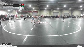83 lbs Quarterfinal - D Angelo Chavez, Choose Hard Wrestling Academy vs Colton Wiseman, Contender Wrestling Academy