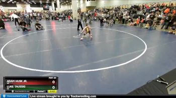 56 lbs Quarterfinal - Adam Husk Jr., WI vs Luke Taussig, KS