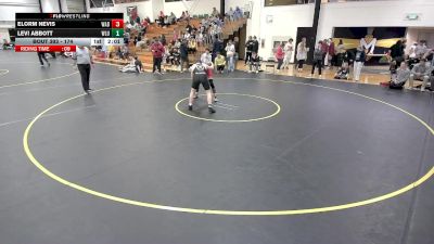 174 lbs Cons. Semi - Levi Abbott, West Liberty vs Elorm Nevis, Wabash