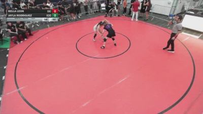 125 lbs Cons. Round 3 - Jayla Rodriguez, Rancho Cucamonga High School vs Bella Leon, GWC