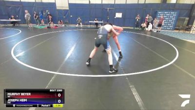 157 lbs Cons. Round 3 - Murphy Beyer, WI vs Joseph Heim, MN