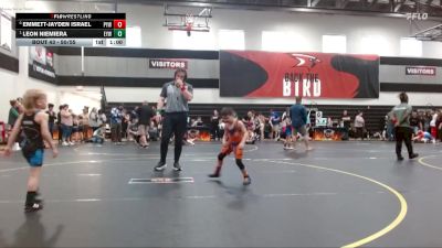 50/55 2nd Place Match - Leon Niemiera, Cobra Wrestling Club vs Emmett-Jayden Israel, Pelion Youth Wrestling