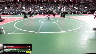 85 lbs Cons. Round 4 - Zander Zimmerman, Unattached vs Bayden Davis, WAD1