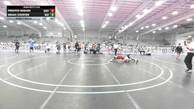 113 lbs Semifinal - Preston Bubash, Quest School Of Wrestling Gold vs Urijah Courter, Team Shutt Mutts