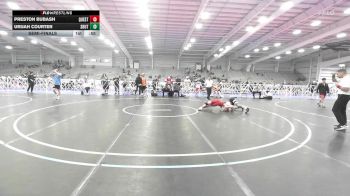 113 lbs Semifinal - Preston Bubash, Quest School Of Wrestling Gold vs Urijah Courter, Team Shutt Mutts