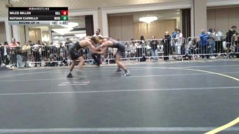 132 lbs Round Of 16 - Miles Miller, Rolling Hills WC vs Nathan Carrillo, Monster Garage