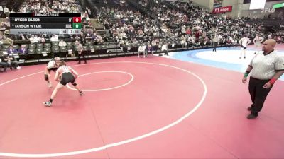 5A 165 lbs Semifinal - Ryker Olson, Spanish Fork vs Tayson Wylie, Box Elder