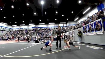 100 lbs Rr Rnd 2 - Jayci Thompson, Little Axe Takedown Club vs Kelsie Rains, Tecumseh Youth Wrestling