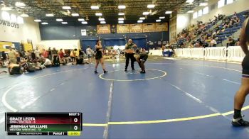 190 lbs Champ Round 1 (16 Team) - Jeremiah Williams, Westside Wrestling vs Grace Leota, SOWA / HWC BLUE