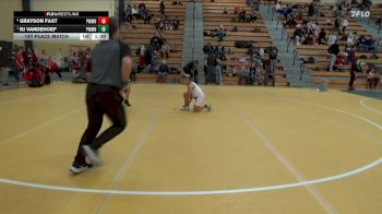 130 lbs 1st Place Match - Rj Vandehoef, Lennox vs Grayson Fast, WEW Tigers