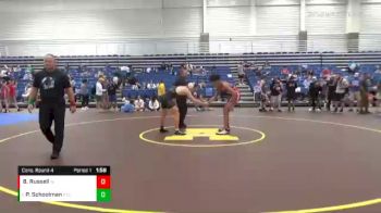 163 lbs Cons. Round 4 - Parr Thomas Schoolman, Poeta Training Center vs Brenton Russell, Warren Wrestling Academy