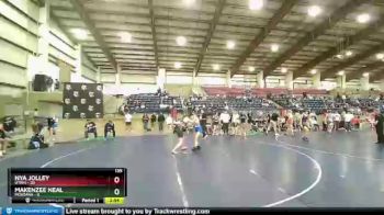 135 lbs Round 3 (3 Team) - Nya Jolley, UTAH1 vs Makenzee Neal, MONTANA