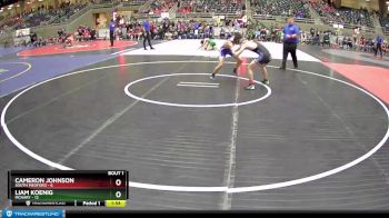 128 lbs Semis (4 Team) - Liam Koenig, McNary vs Cameron Johnson, South Medford