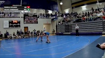 100 lbs Quarterfinals (8 Team) - Izabella Ricardo, Gainesville vs Nalialy Dominguez, McEachern