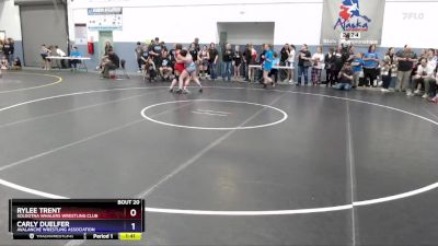 143 lbs Round 1 - Carly Duelfer, Avalanche Wrestling Association vs Rylee Trent, Soldotna Whalers Wrestling Club