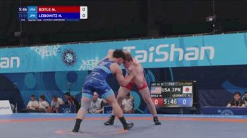 97 kg 1/4 Final - Michael Boyle, United States vs Noah Leibowitz, Japan