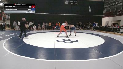 92 kg Champ. Rd Of 64 - Cal Dorota, Burg Training Center vs Coen Grimm, West Virginia Regional Training Center