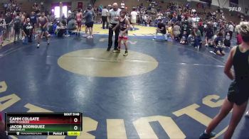 101 lbs 1st Place Match - Camm Colgate, Run To Danger vs Jacob Rodriguez, IRON EAGLES