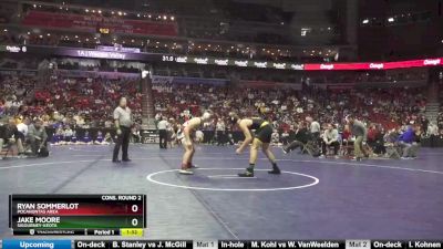 1A-160 lbs Cons. Round 2 - Jake Moore, Sigourney-Keota vs Ryan Sommerlot, Pocahontas Area