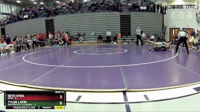 150 lbs Semis & 1st Wrestleback (8 Team) - Seth Syra, Avon vs Tyler Lavin, Indianapolis Cathedral