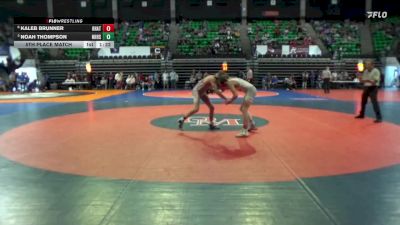 1A-4A 113 5th Place Match - Kaleb Brunner, Ohatchee vs Noah Thompson, New Hope HS