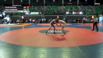 1A-4A 113 5th Place Match - Kaleb Brunner, Ohatchee vs Noah Thompson, New Hope HS