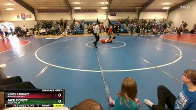 157B 3rd Place Match - Jace Pickett, Kelly Walsh vs Vince Forgey, Natrona County