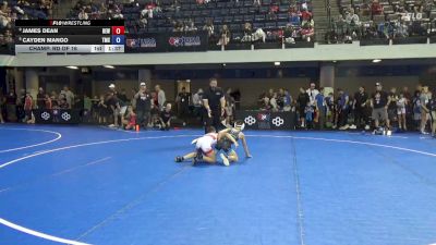 88 lbs Champ. Rd Of 16 - James Dean, Betterman Elite Wrestling vs Cayden Mango, Team Missouri Select