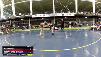 130 lbs Round 5 (6 Team) - Avery Lynch, Michigan vs Deegan Kirschenmann, North Dakota