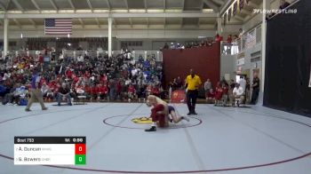 3rd Place - Alex Duncan, Brother Martin High School vs Garrett Bowers, Christian Brothers