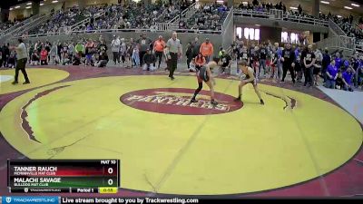 86 lbs Cons. Round 1 - Malachi Savage, Bulldog Mat Club vs Tanner Rauch, McMinnville Mat Club