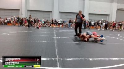 96 lbs Round 2 (10 Team) - Christian Hill, Full Circle vs Hudson Mcfate, Level Up