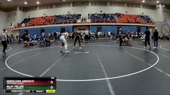 175 lbs Cons. Semi - Riley Miller, Loyola-Blakefield vs Adeoluwa Adewuyi, Archbishop Curley