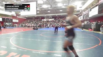 152 lbs Champ. Round 3 - Attilio Del Monte, Liberty vs Chase Bickmore, Arcata