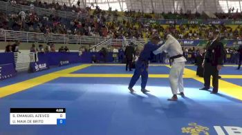 SANDRO EMANUEL AZEVEDO DE BRITO vs UANDERSON MAIA DE BRITO 2023 Brasileiro Jiu-Jitsu IBJJF