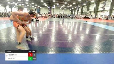 135 lbs Rr Rnd 2 - Grady Hayden, SEO Wrestling Club vs Caleb Brux, Team Shutt