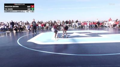 133 lbs Rr Rnd 1 - Braxton Brown, Maryland vs T.k. Davis, Gardner-Webb