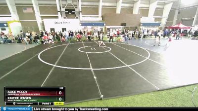 45 lbs Round 1 - Kaycee Jensen, Aviator Wrestling Academy vs Alice McCoy, Sanderson Wrestling Academy