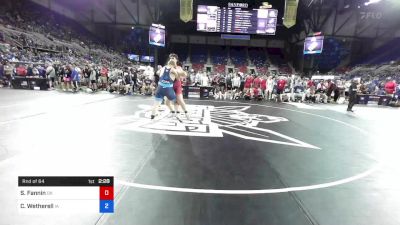 285 lbs Rnd Of 64 - Sammy Fannin, Oklahoma vs Caden Wetherell, Iowa