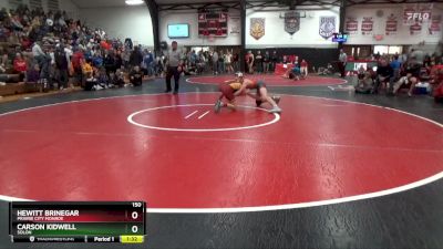 150 lbs Cons. Round 3 - Carson Kidwell, Solon vs Hewitt Brinegar, Prairie City Monroe