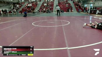 160 lbs Quarterfinal - Brandon Cook, Forest Grove vs Garrett Wells, Century