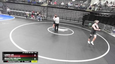 141 lbs Cons. Round 6 - Braxton Nielson, Stansbury High School vs Linkin Lee, Westlake Wrestling Club