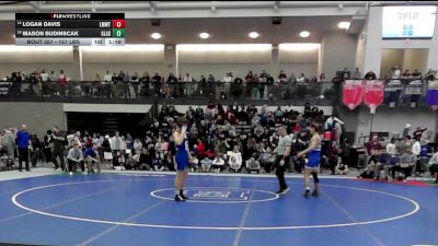 157 lbs Quarterfinal - Logan Davis, Lyman Mem/Windham Tech vs Mason Budinscak, Glastonbury